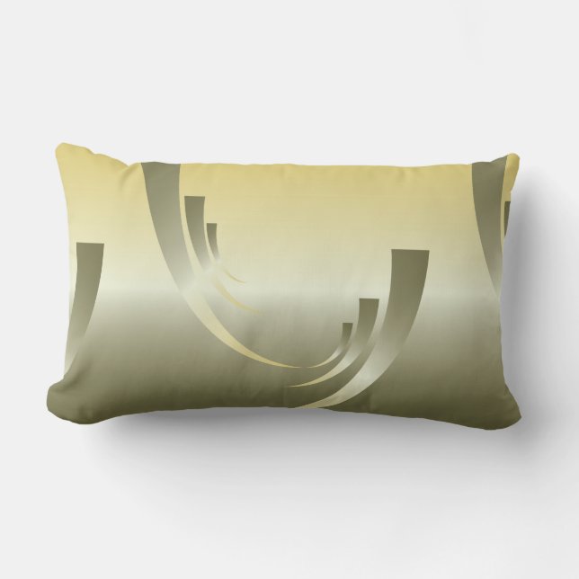 colours of a summer sunset lumbar pillow (Front)