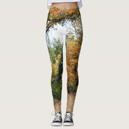 Colours of Autumn Print Leggings