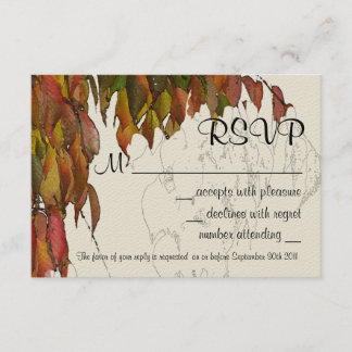 Colours of Autumn RSVP