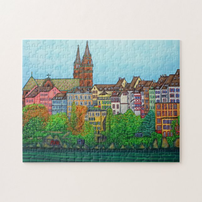 Colours of Basel 11x14 Puzzle with Gift Box (Horizontal)