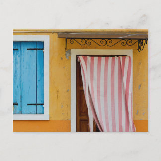 Colours Of Burano Italy #1 Postcard