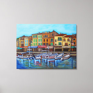 Colours of Cassis, 24" x 18", Canvas Print