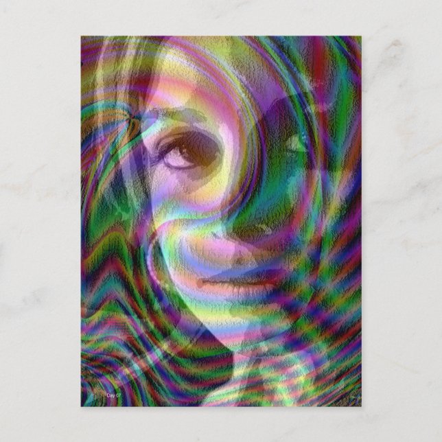 Colours of Her Mind Postcard (Front)