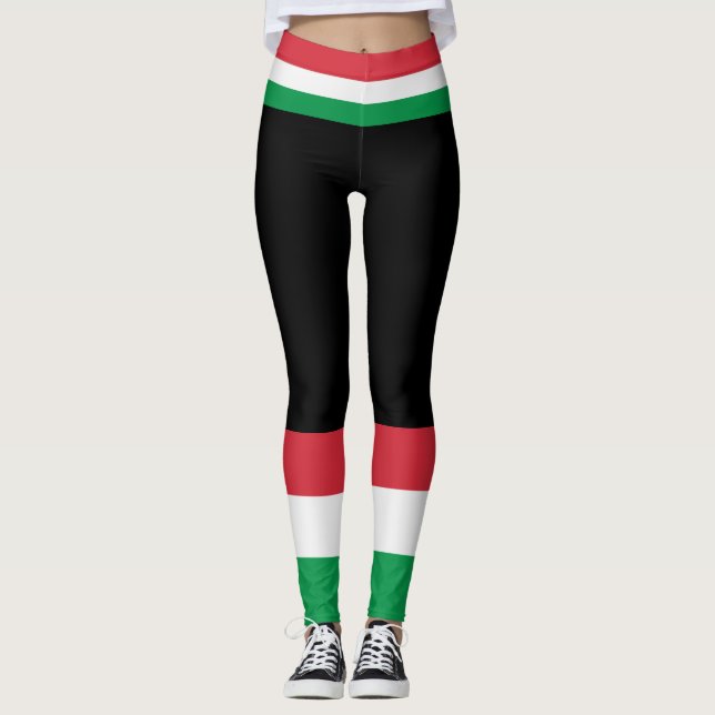 Colours of Italy Flag. Leggings (Front)