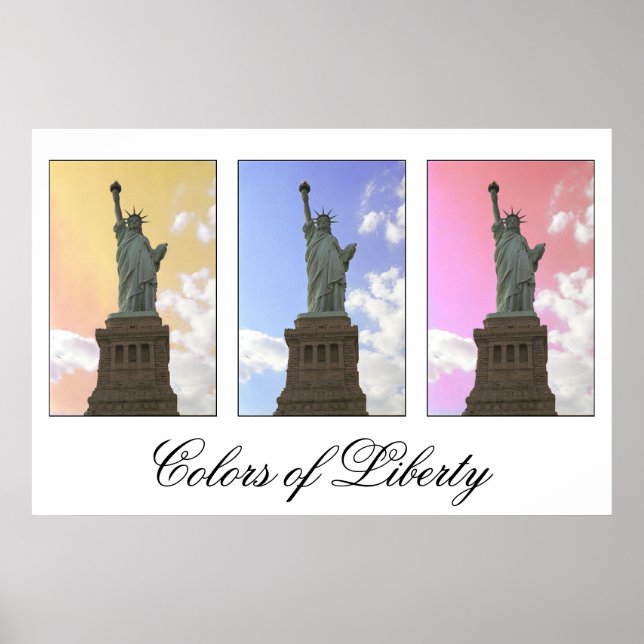 Colours of Liberty / Statue of Liberty print (Front)