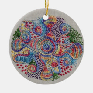 Colours of Life Mandala Ceramic Ornament