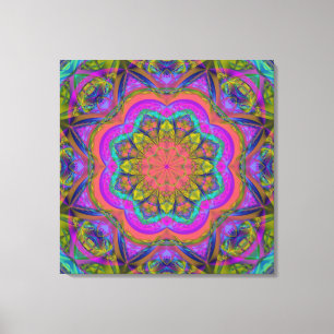 Colours of Life, modern abstract wallart Canvas Print