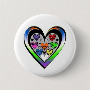 Colours of Love 2 Inch Round Button