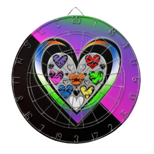 Colours of Love Dartboard