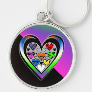 Colours of Love Keychain