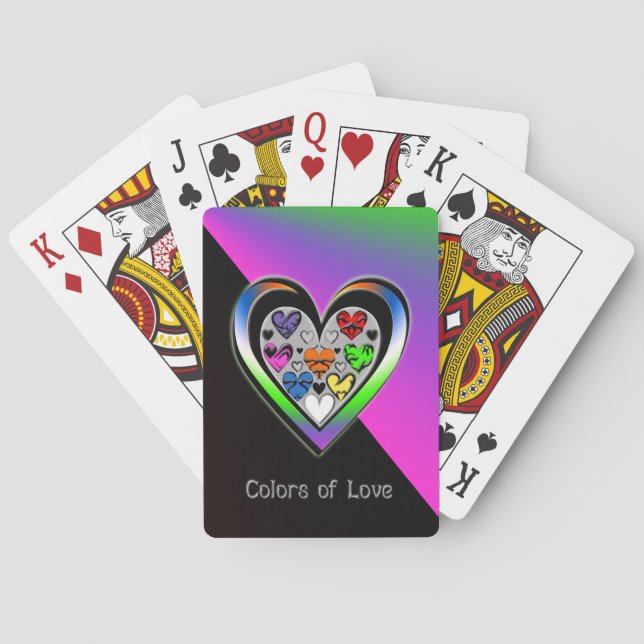 Colours of Love Playing Cards (Back)