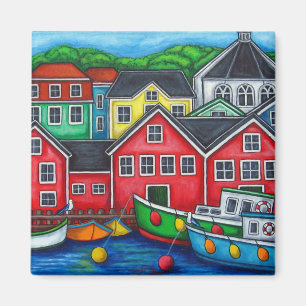 Colours of Lunenburg Magnet