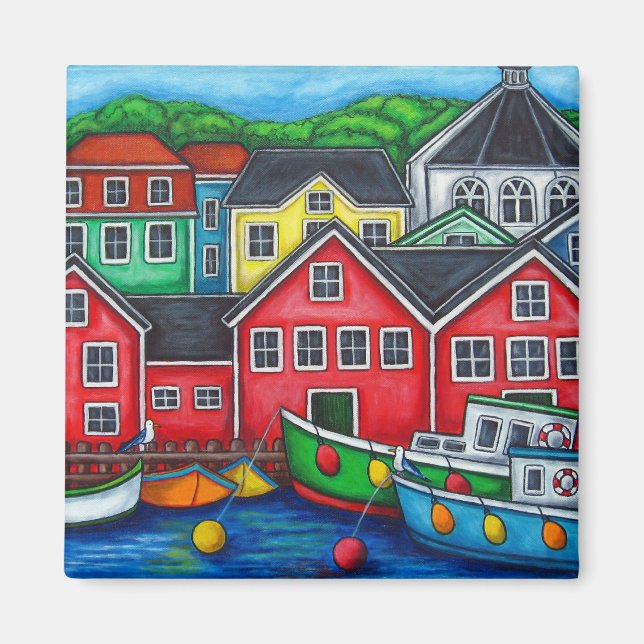 Colours of Lunenburg Magnet (Front)