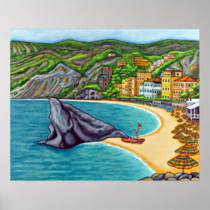 Colours of Monterosso Print