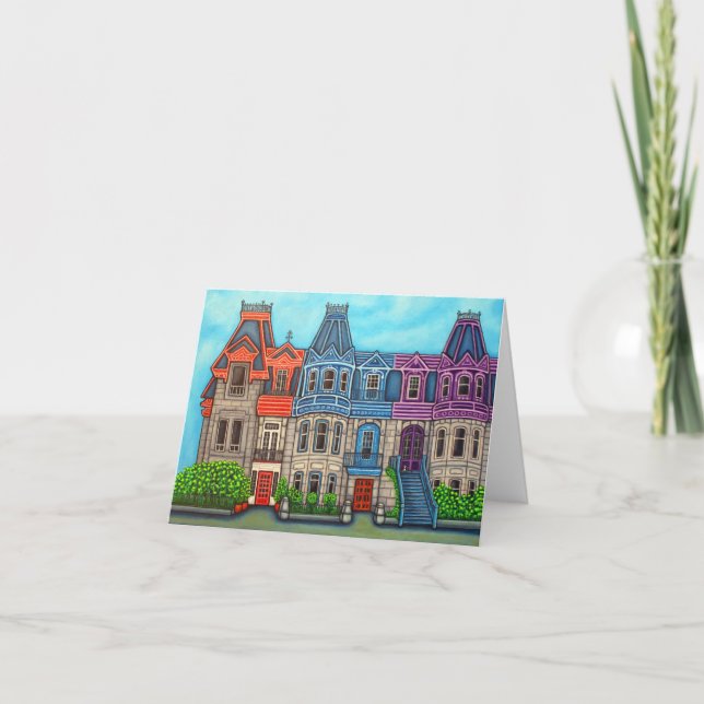 Colours of Montreal Greeting Card (Front)