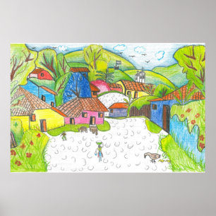 Colours of My Country  (Honduras - 8-11) Poster