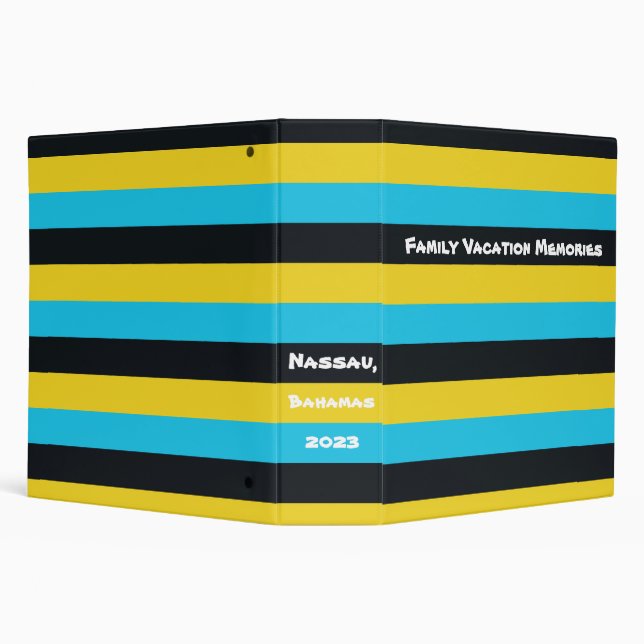 Colours of Nassau Flag   Binder (Background)