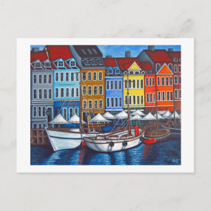 Colours of Nyhavn Postcard