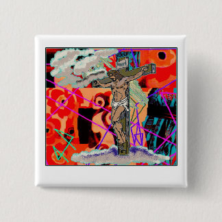 colours of pain 2 inch square button