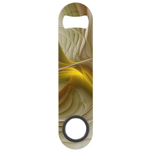 Colours of Precious Metals, Abstract Fractal Art Bar Key