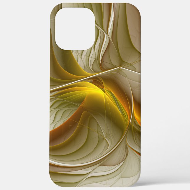 Colours of Precious Metals, Abstract Fractal Art Case-Mate iPhone Case (Back)