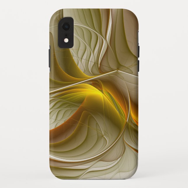 Colours of Precious Metals, Abstract Fractal Art Case-Mate iPhone Case (Back)