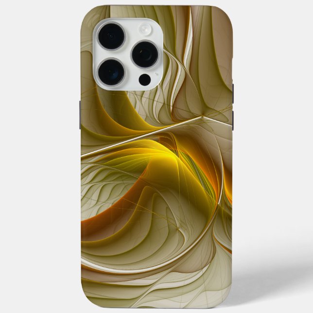 Colours of Precious Metals, Abstract Fractal Art Case-Mate iPhone Case (Back)