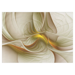 Colours of Precious Metals, Abstract Fractal Art Tablecloth
