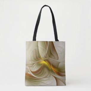Colours of Precious Metals, Abstract Fractal Art Tote Bag
