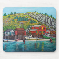 Colours of Quidi Vidi, Newfoundland Mouse Pad