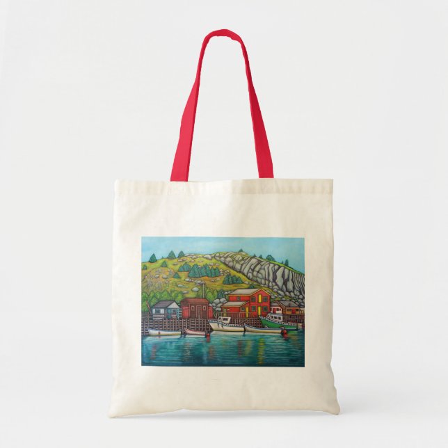 Colours of Quidi Vidi, Newfoundland Tote Bag (Front)