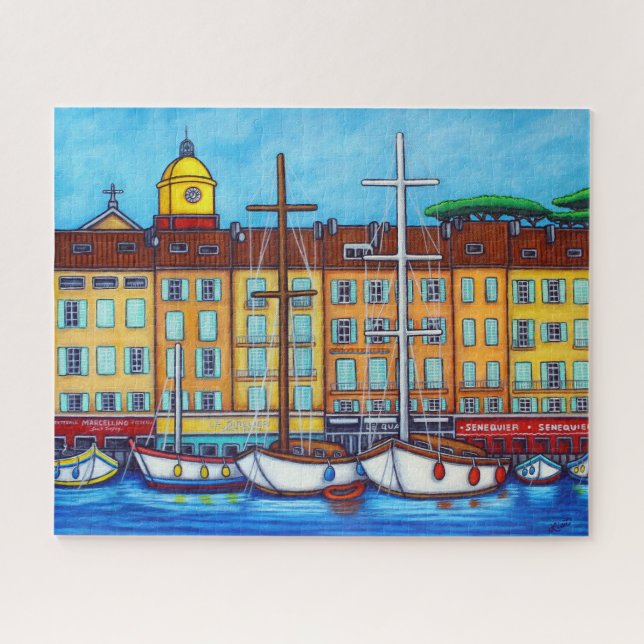 Colours of Saint-Tropez by Lisa Lorenz Jigsaw Puzzle (Horizontal)