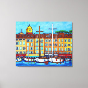 Colours of Saint-Tropez Print by Lisa Loren