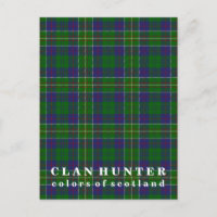 Colours of Scotland Clan Hunter Tartan