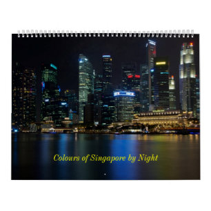 Colours of Singapore by Night Calendar