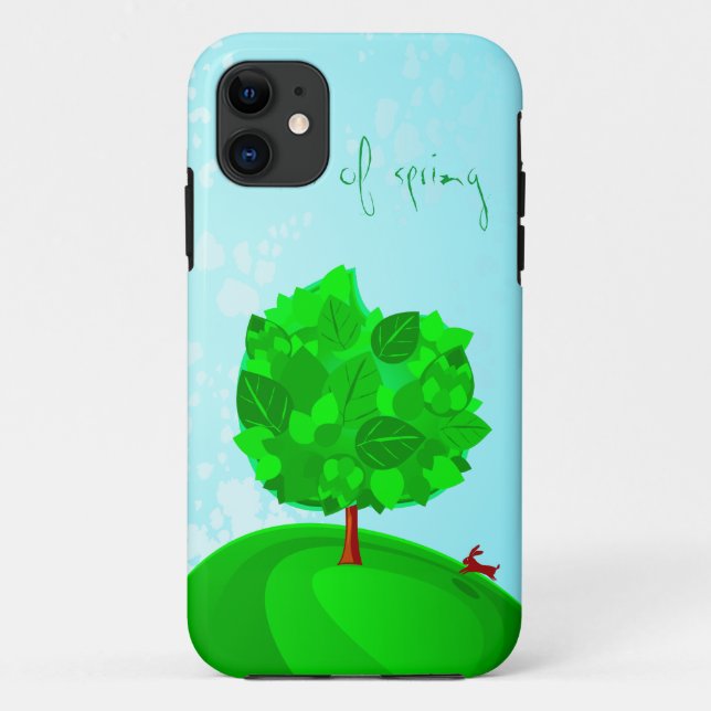 Colours of spring, iPhone case (Back)