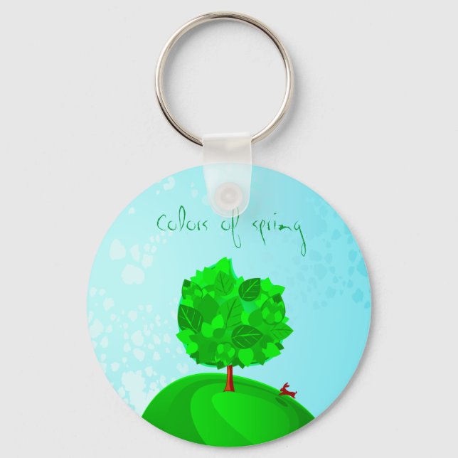 Colours of spring, keychain (Front)
