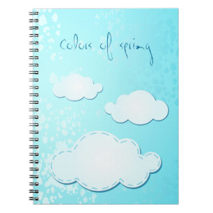 Colours of spring, notebook