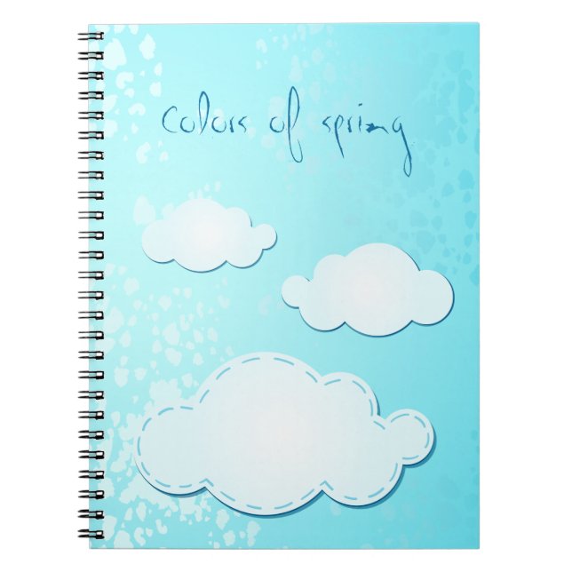 Colours of spring, notebook (Front)