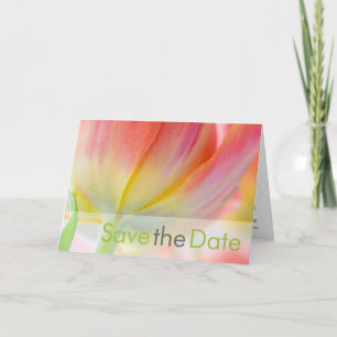 Colours of Spring Save the Date Card