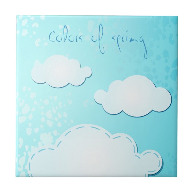 Colours of spring, tile (Front)