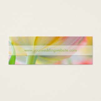 Colours of Spring Tulip • Wedding Website Card