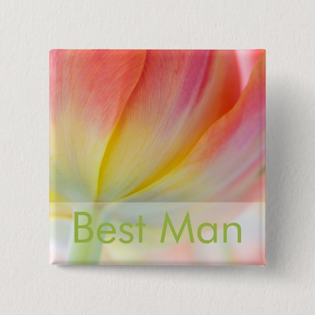 Colours of Spring • Wedding Button (Front)