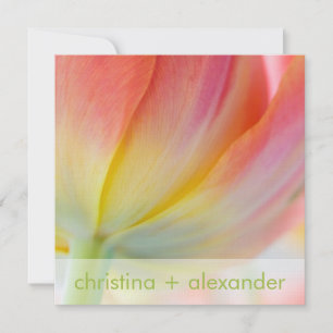 Colours of Spring • Wedding Invitation