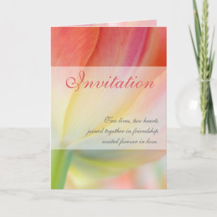 Colours of Spring • Wedding Invitation Card