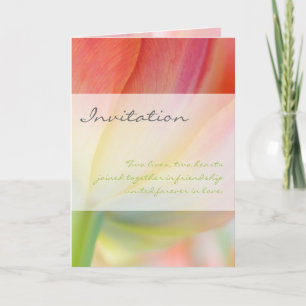 Colours of Spring • Wedding Invitation Card