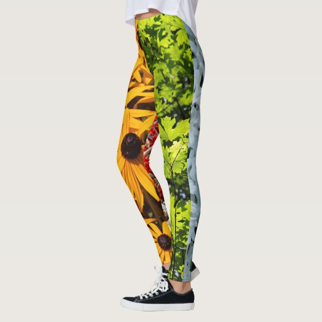 Colours of the Changing Seasons Quadriptych Leggings (Left)