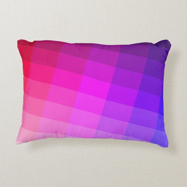 Colours Of The Pink Sunset - Customizable Accent Pillow (Back)