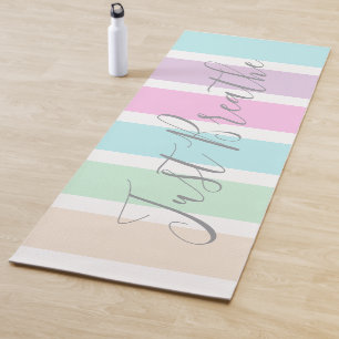 colours of the sunset just breathe yoga mat