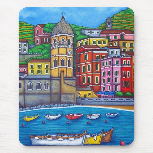 Colours of Vernazza Mouse Pad (Front)